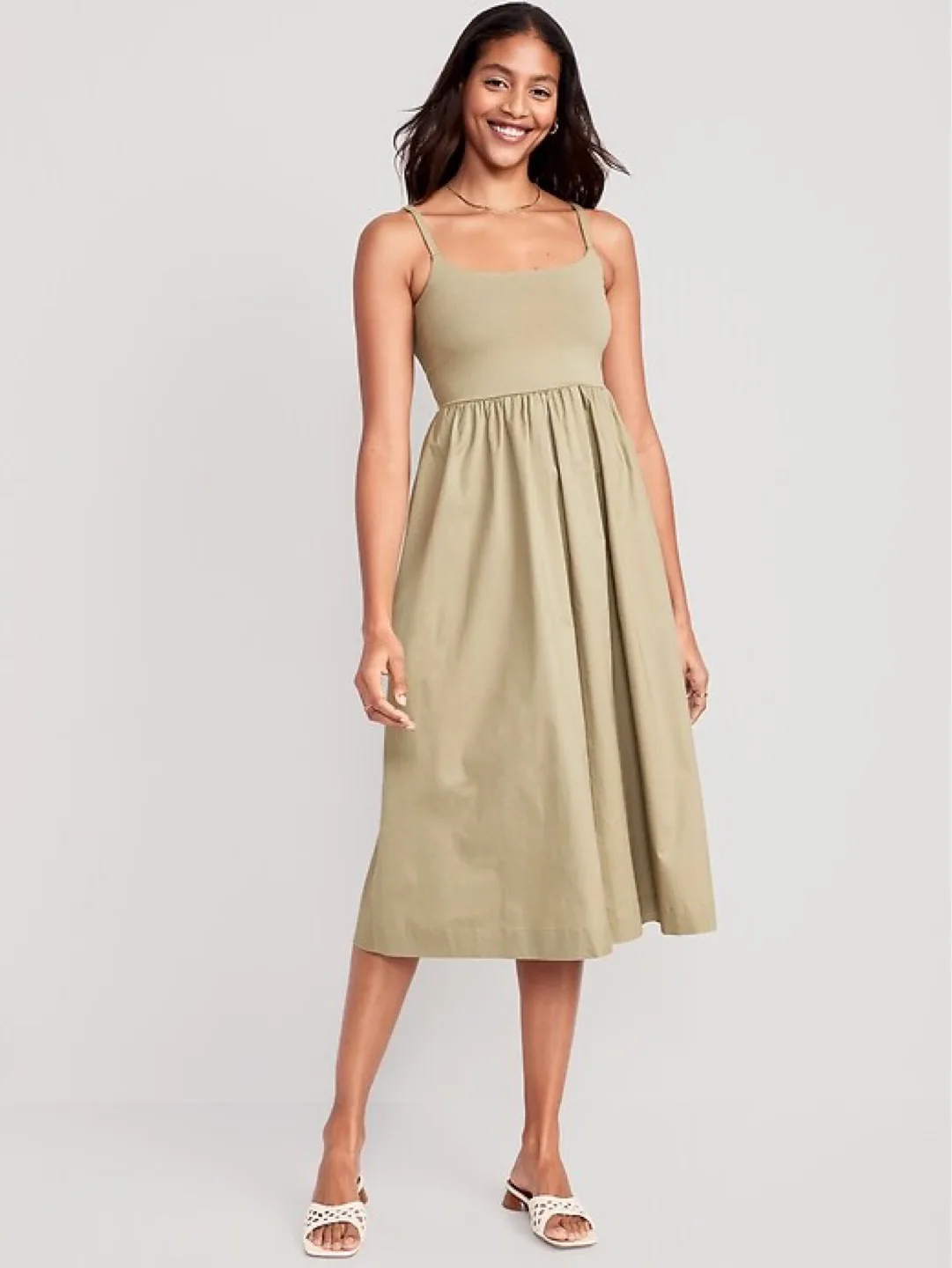 New Women’s ON Fit & Flare Midi Cami Dress thumbnail