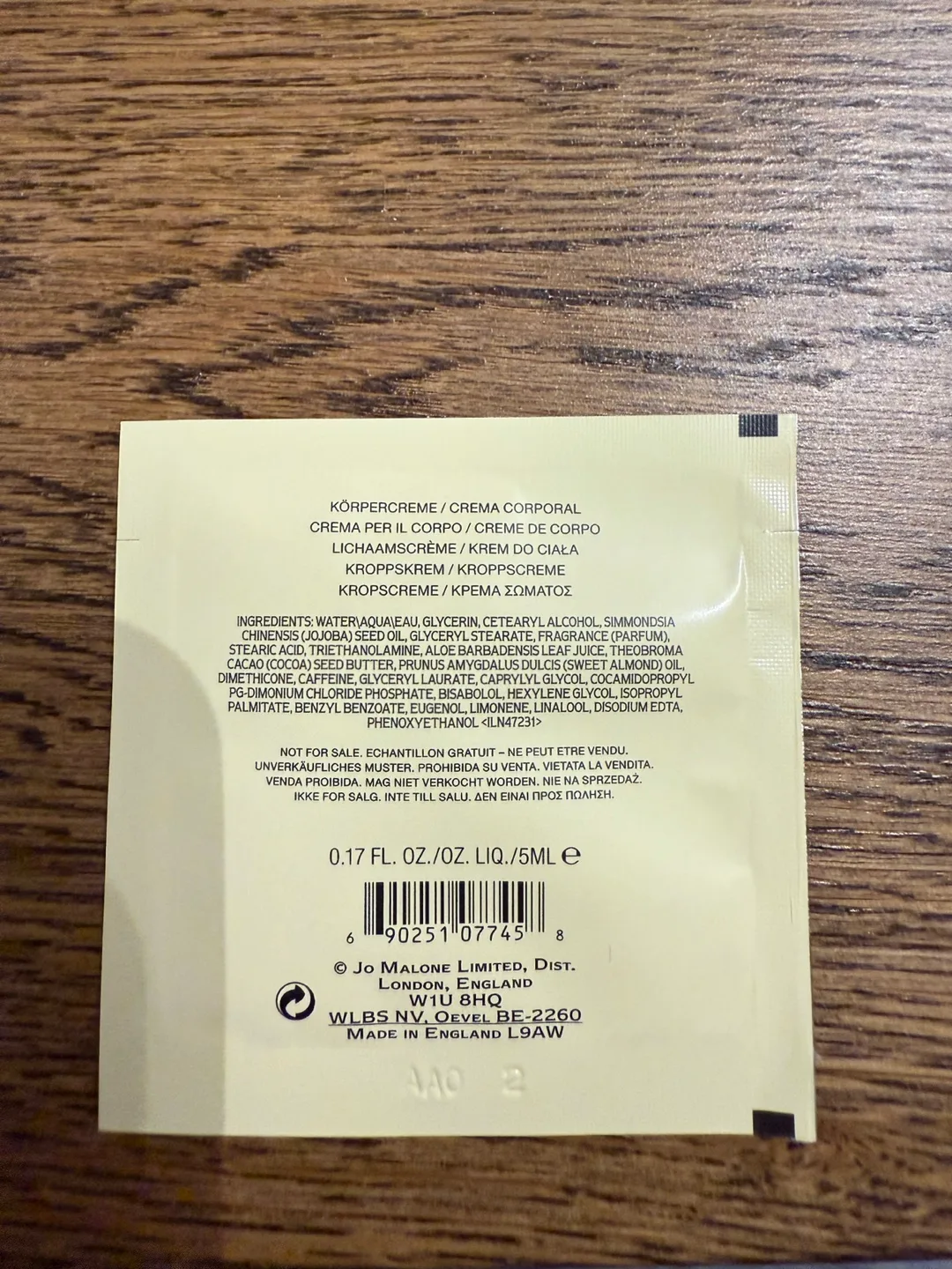 Jo Malone Pomegranate Noir Body Creme Samples image indicator(2)