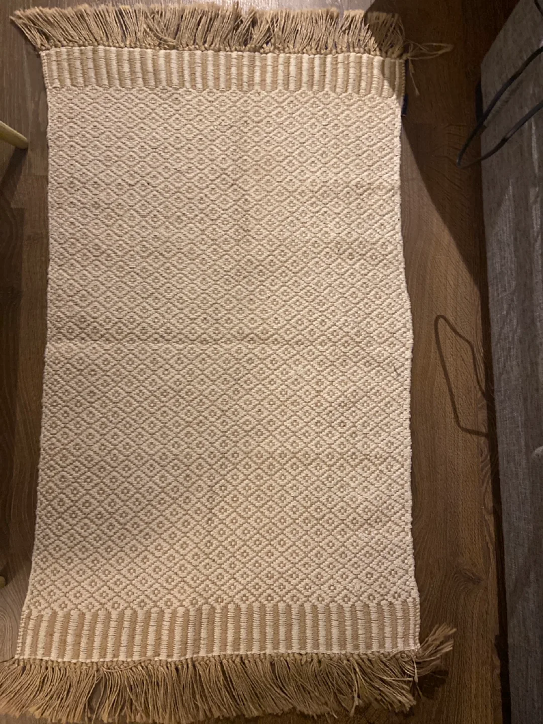 Patterned Beige Rug thumbnail