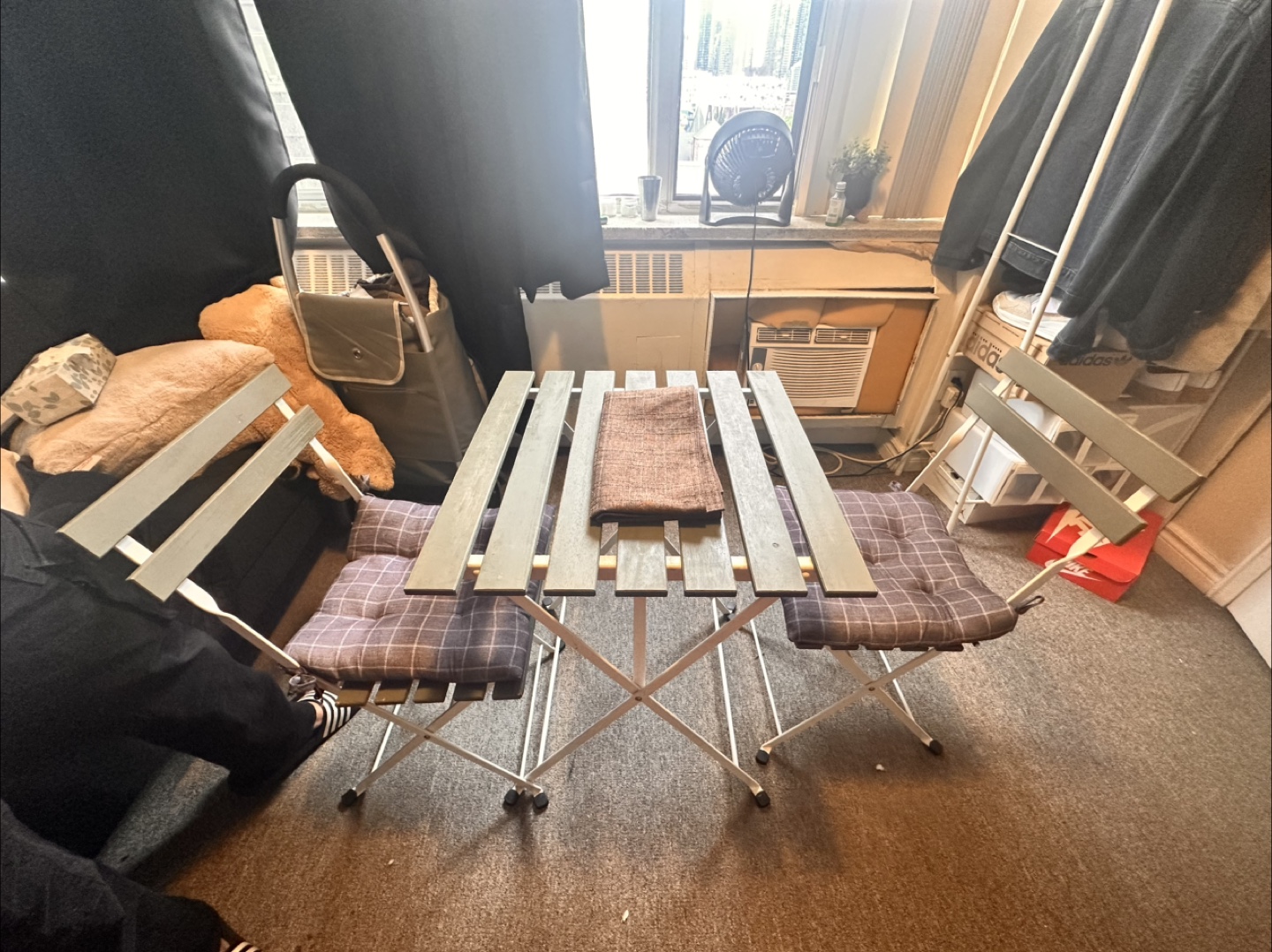 IKEA Folding Table and Chairs Set - photo 2