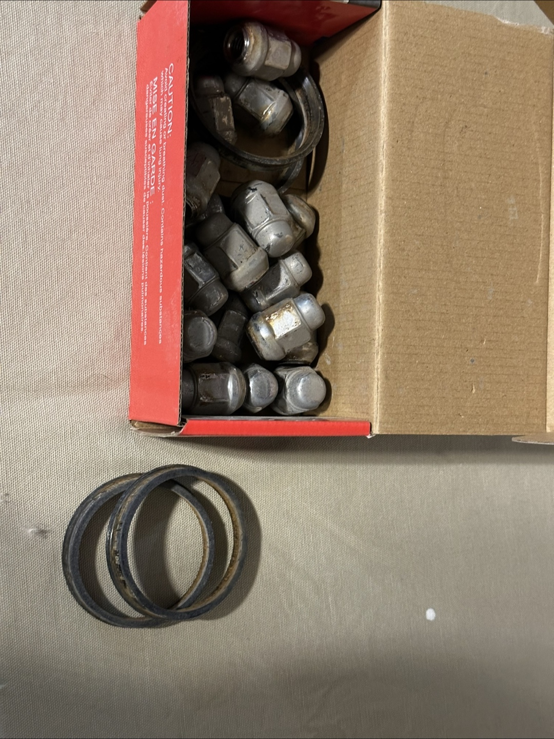 21MM M12X1.5 20 lug nuts, and hub center rings