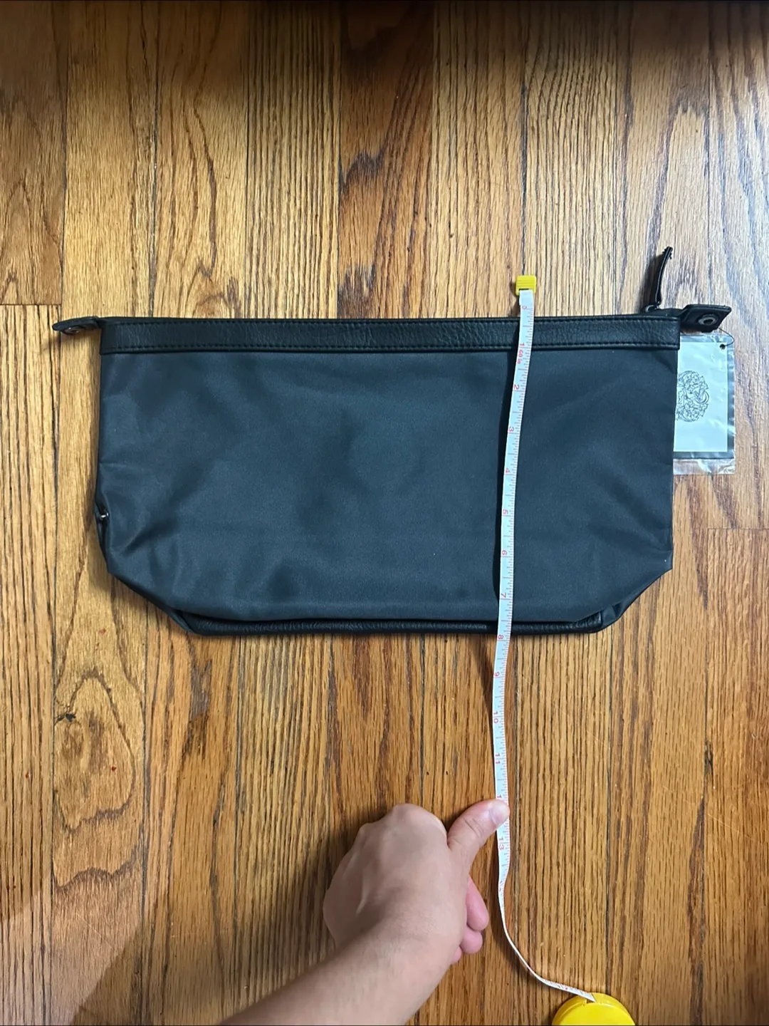 Vince Camuto Black Zippered Travel Pouch image indicator(3)