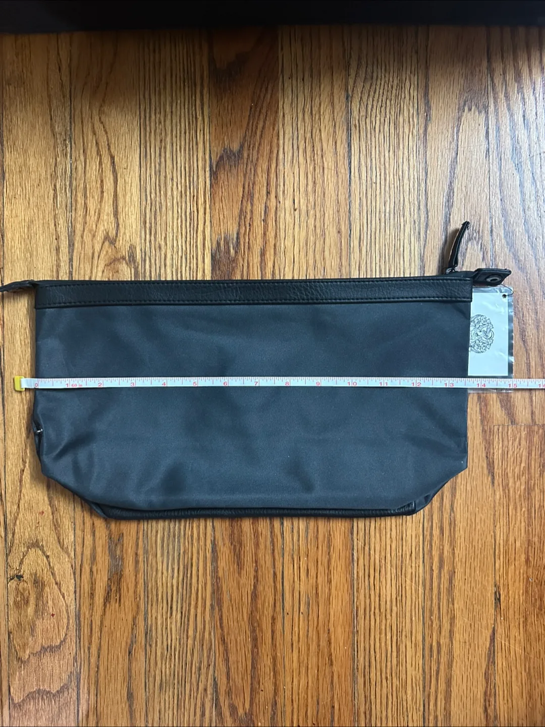 Vince Camuto Black Zippered Travel Pouch image indicator(4)