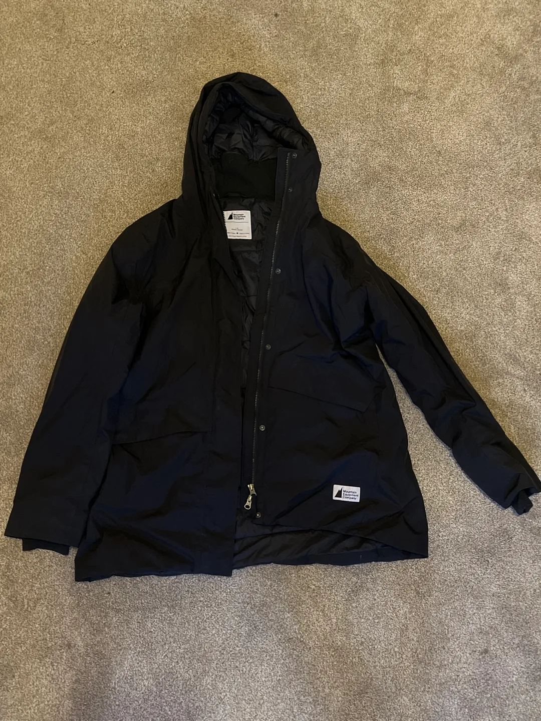 Mountain Equipment Company Women's Black Coat, L thumbnail