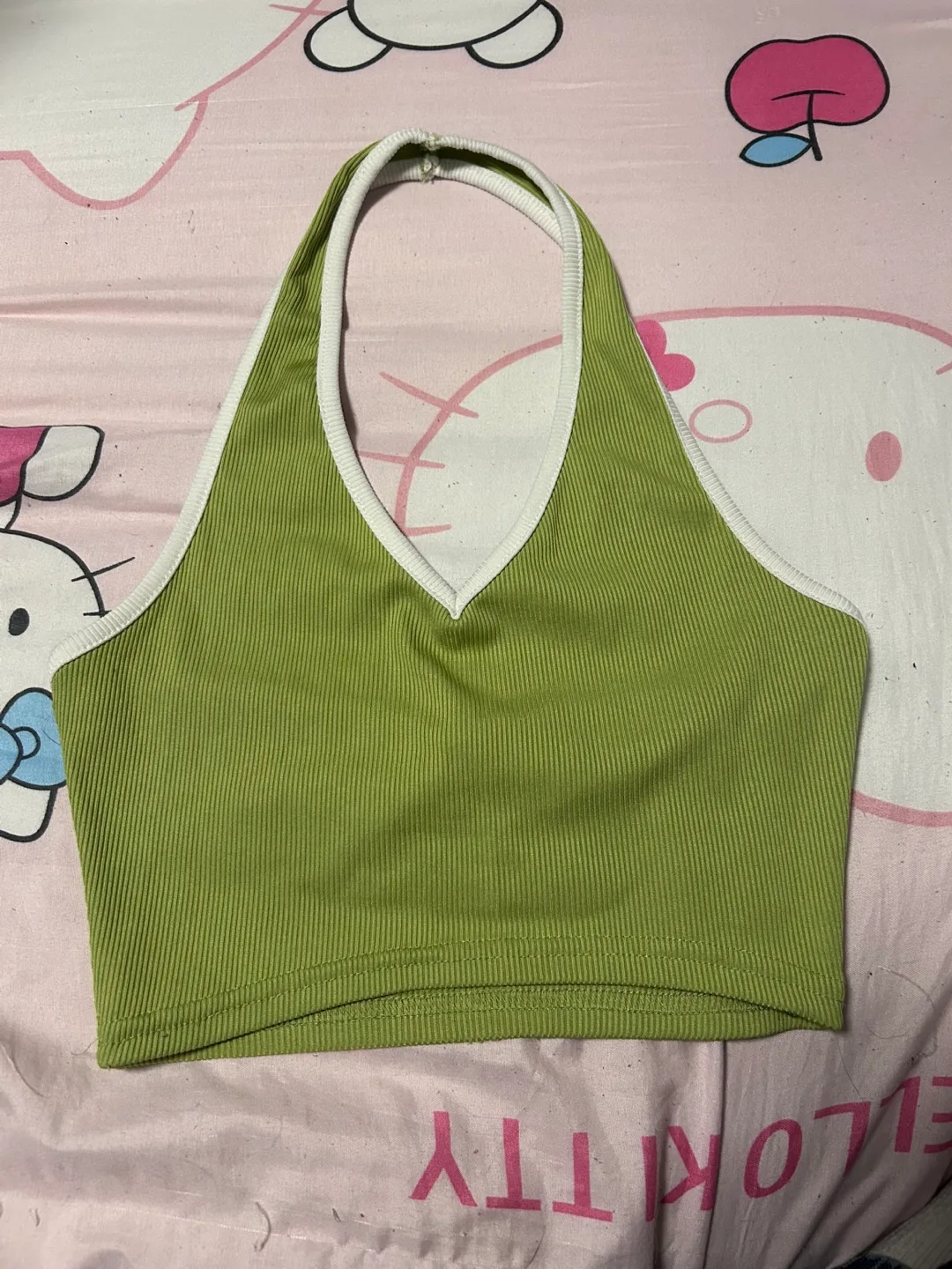 Green Halter Top XS thumbnail