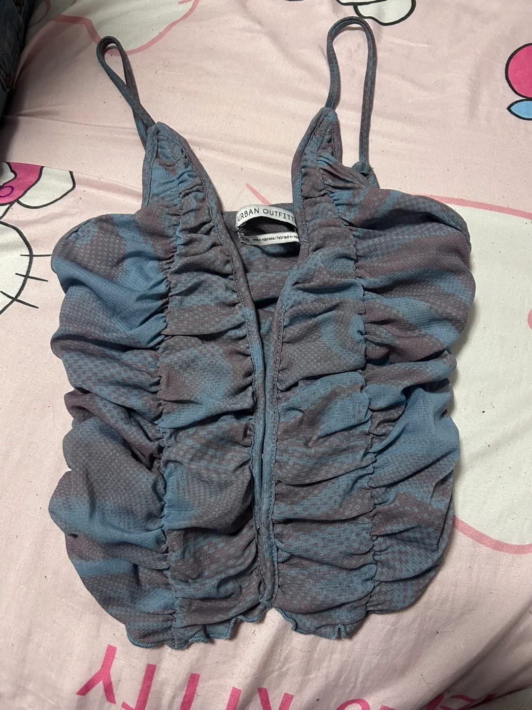 Urban Outfitters Ruched Top - Size XS thumbnail