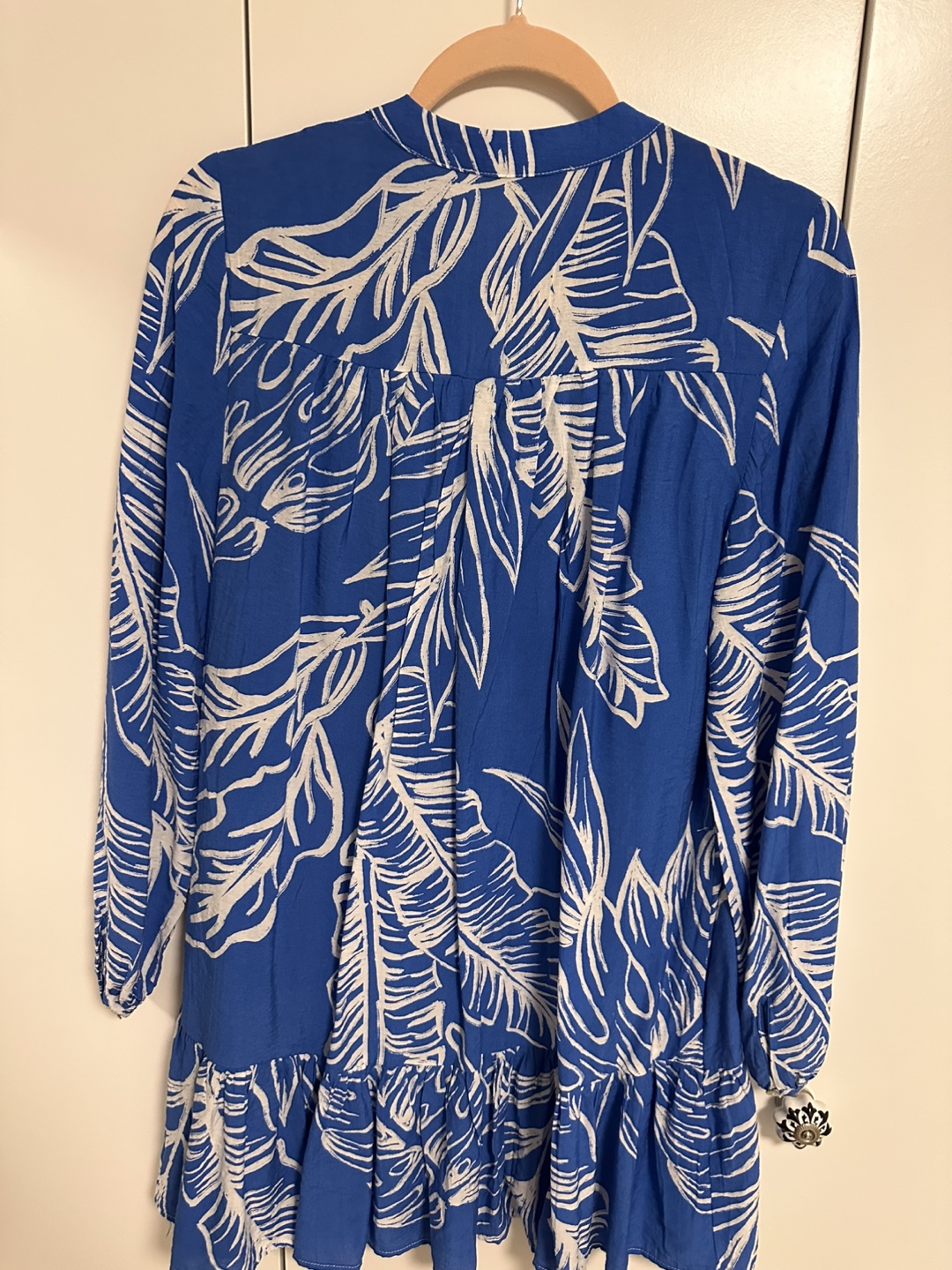 MNG Blue Floral Print Dress - Size XS - photo 3
