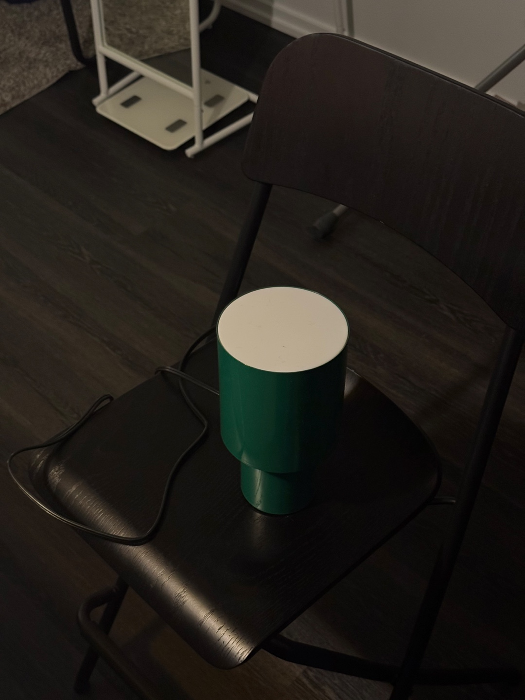 IKEA Green & White Table Lamp (with lightbulb)