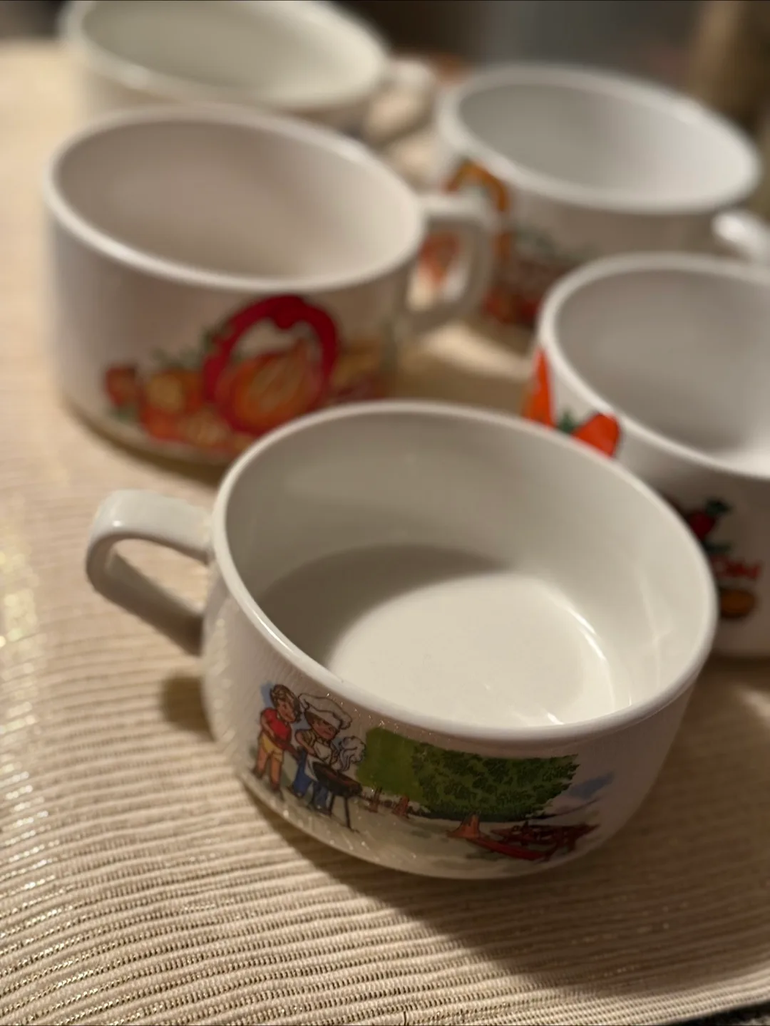 Set of 5 Stoneware Soup Bowls thumbnail