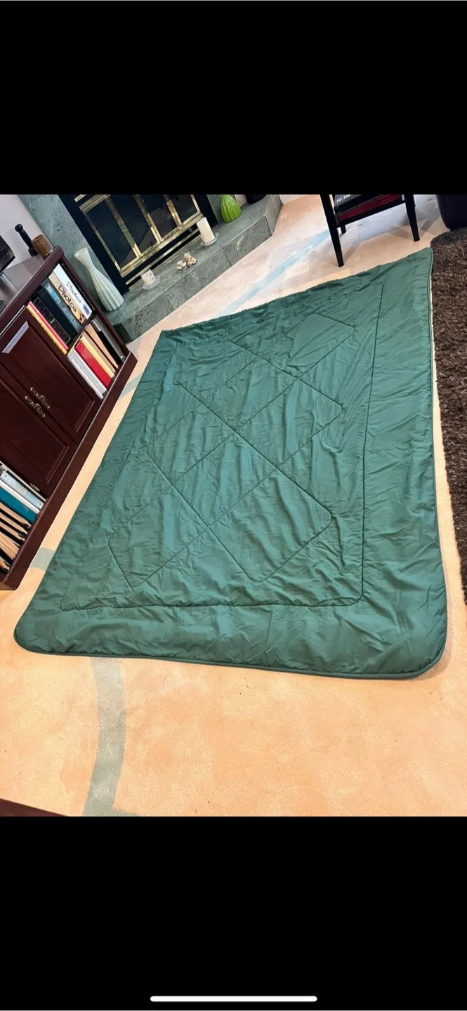 Green single bed comforter with Sheets thumbnail