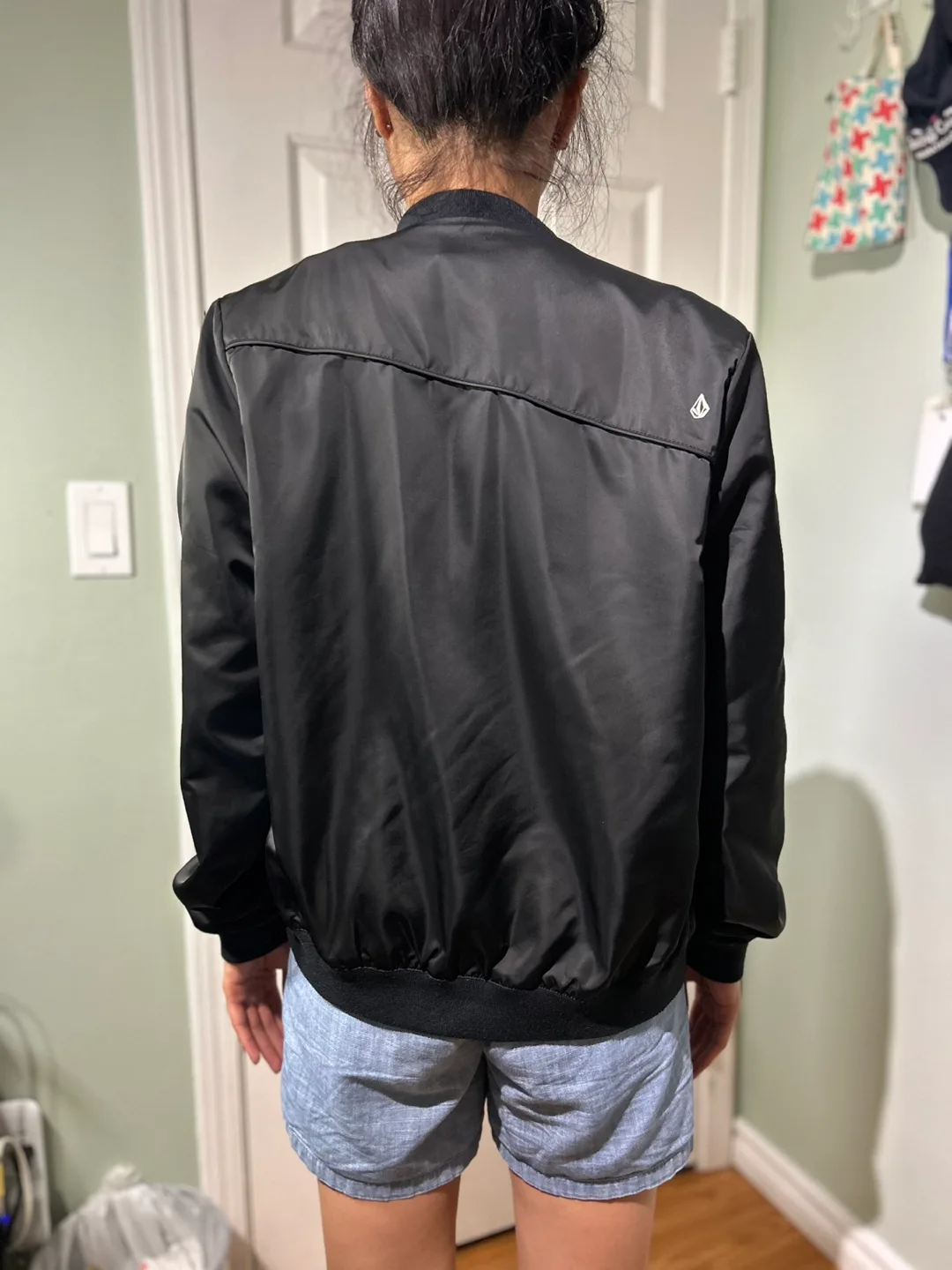 Volcom Black Bomber Jacket thumbnail