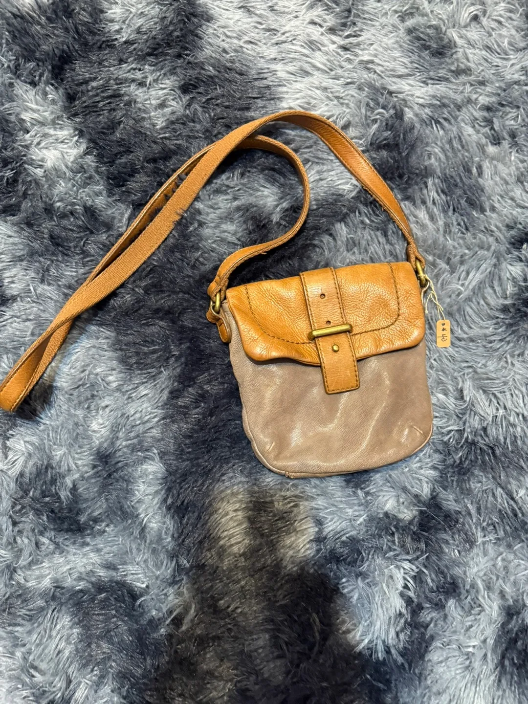 Fossil Crossbody Bag - Brown Leather thumbnail