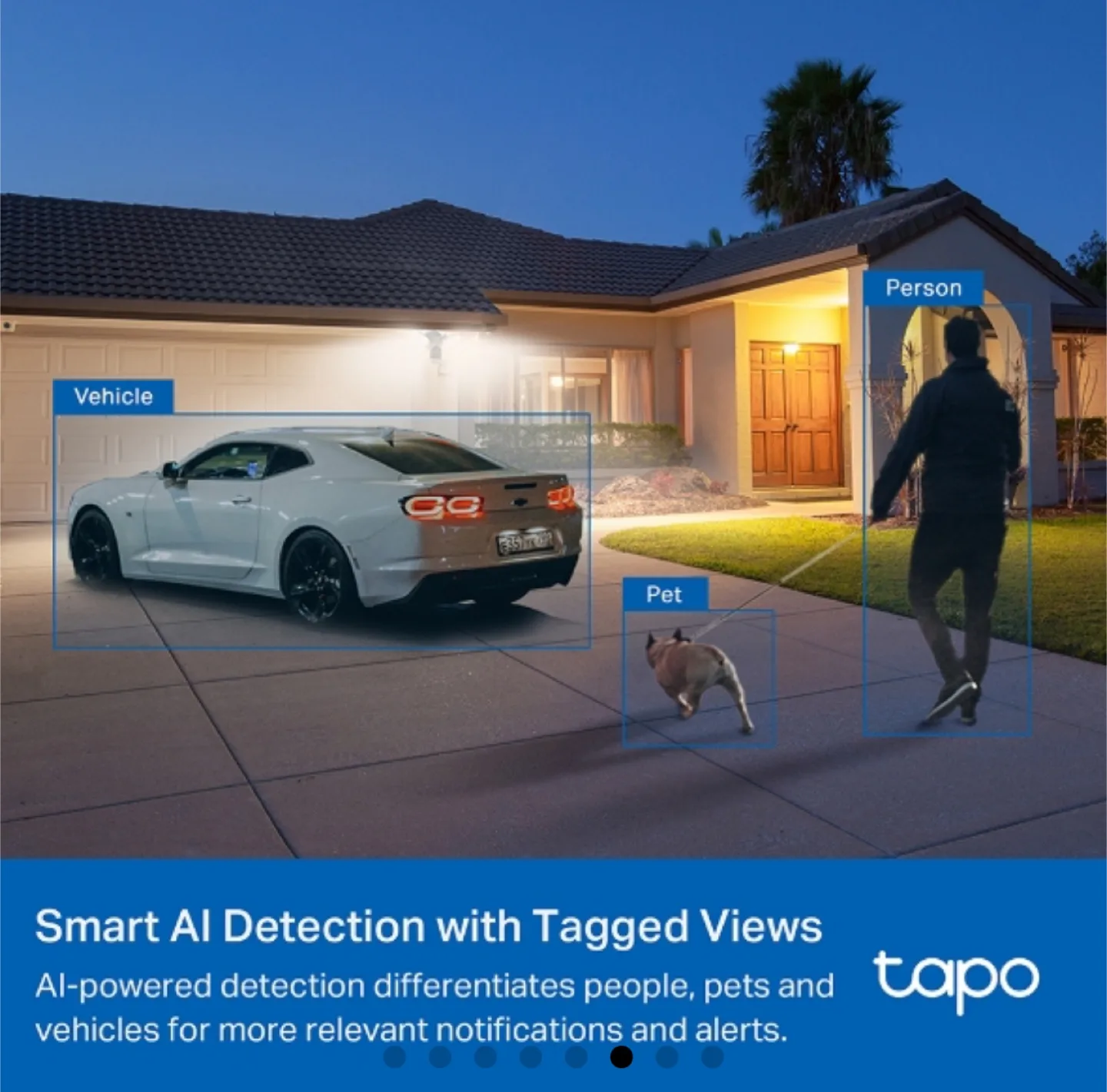 Brand New Tapo C720 TP-Link Ai Smart Outdoor Security Floodlight image indicator(7)