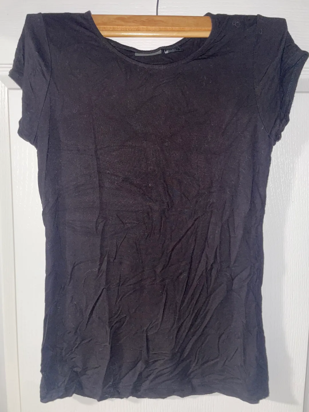 Tahari Black Tee - Size S thumbnail