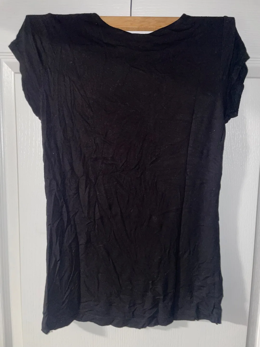 Tahari Black Tee - Size S image indicator(3)