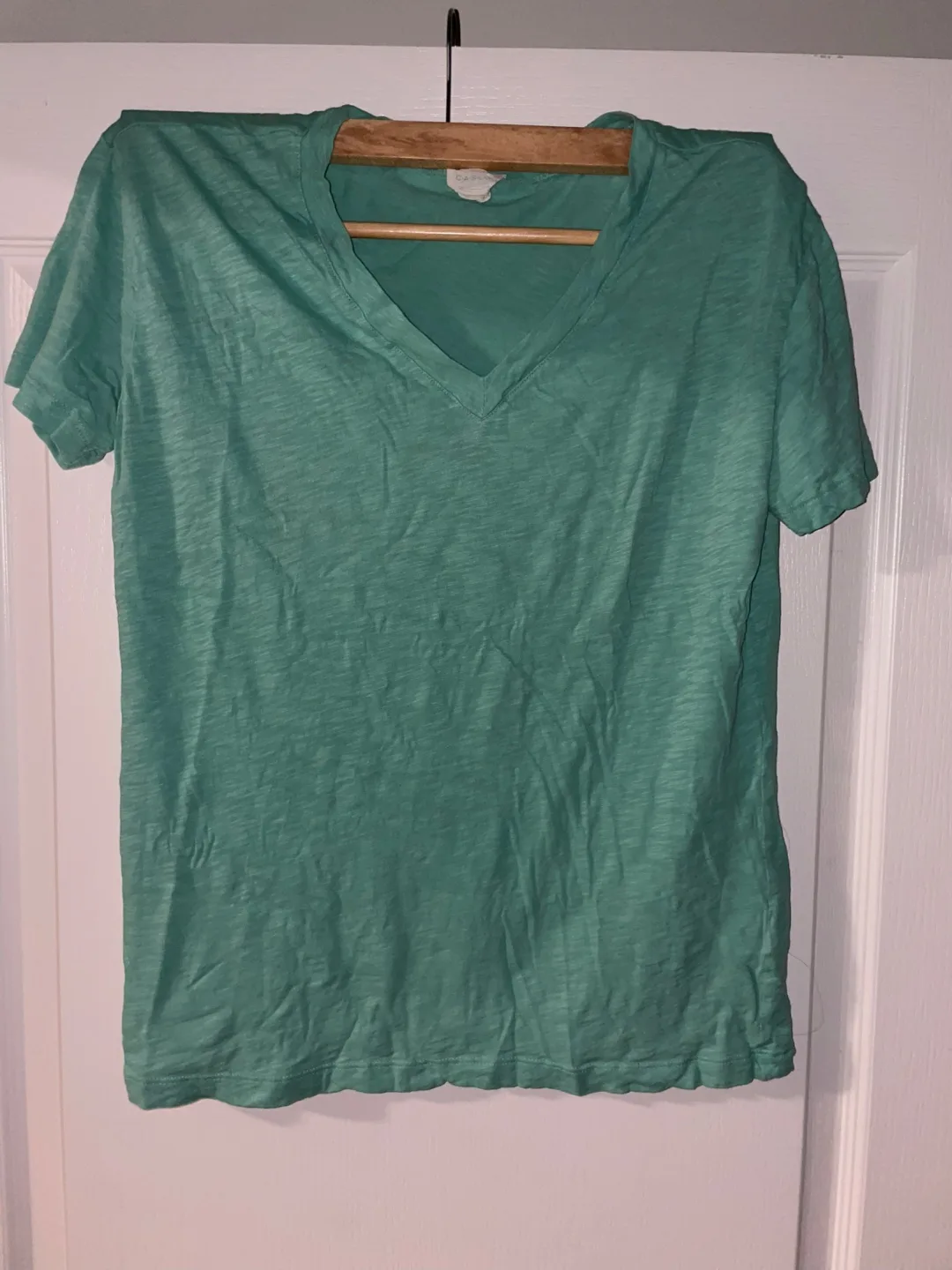 CASLON Green V-Neck T-Shirt thumbnail