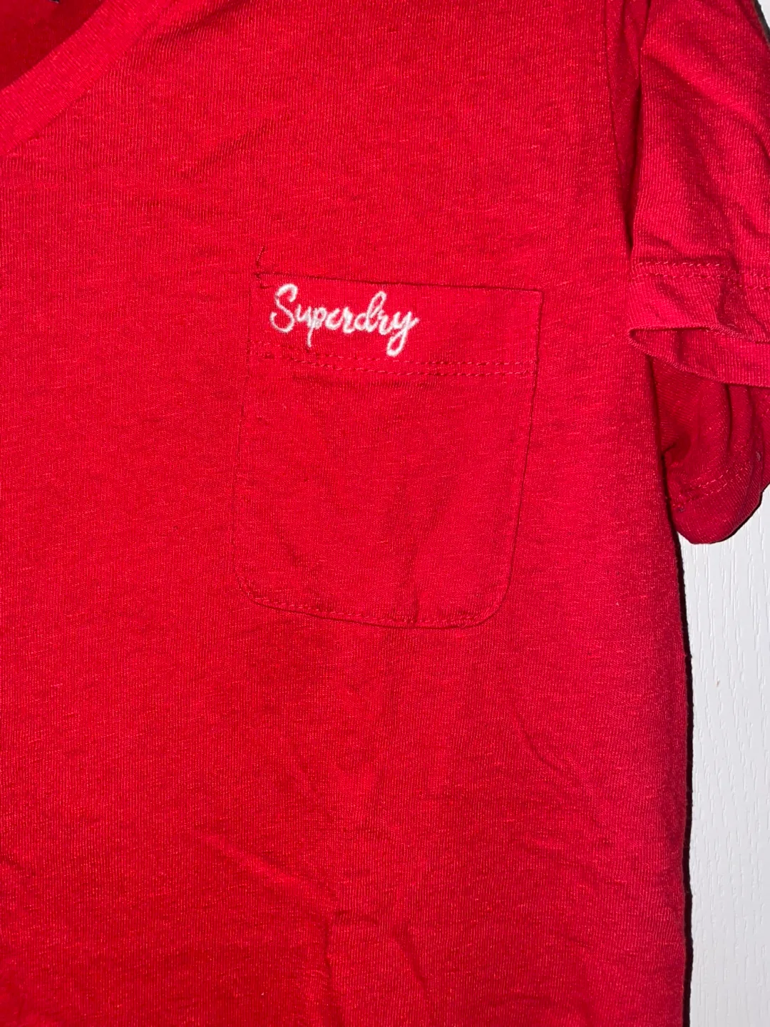 Superdry Orange Label Red T-Shirt image indicator(2)
