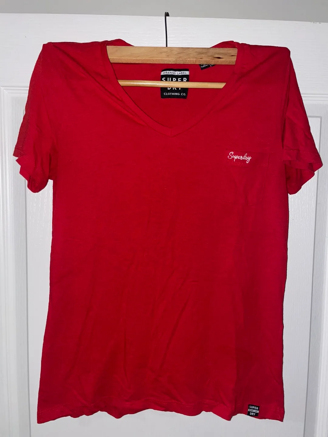 Superdry Orange Label Red T-Shirt thumbnail