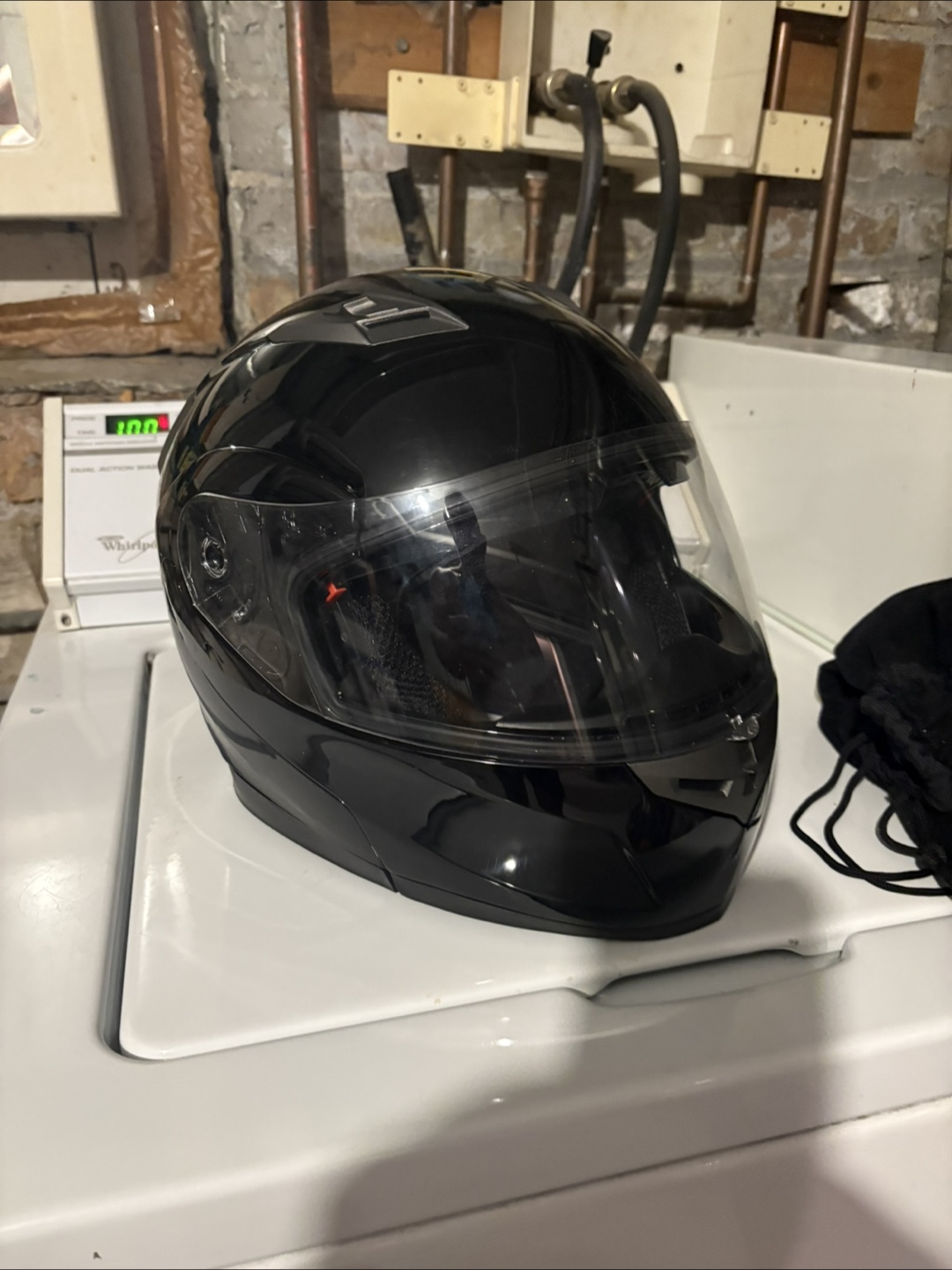 IV2 Black Motorcycle Helmet - photo 2