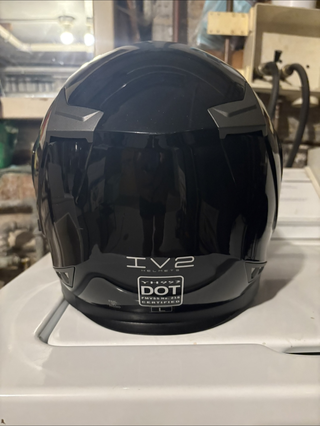 IV2 Black Motorcycle Helmet - photo 3