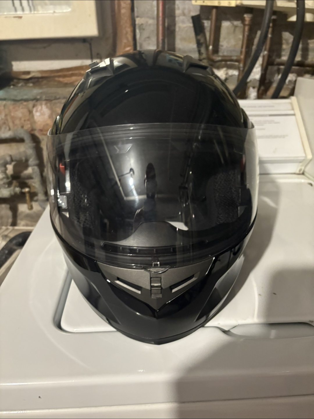IV2 Black Motorcycle Helmet