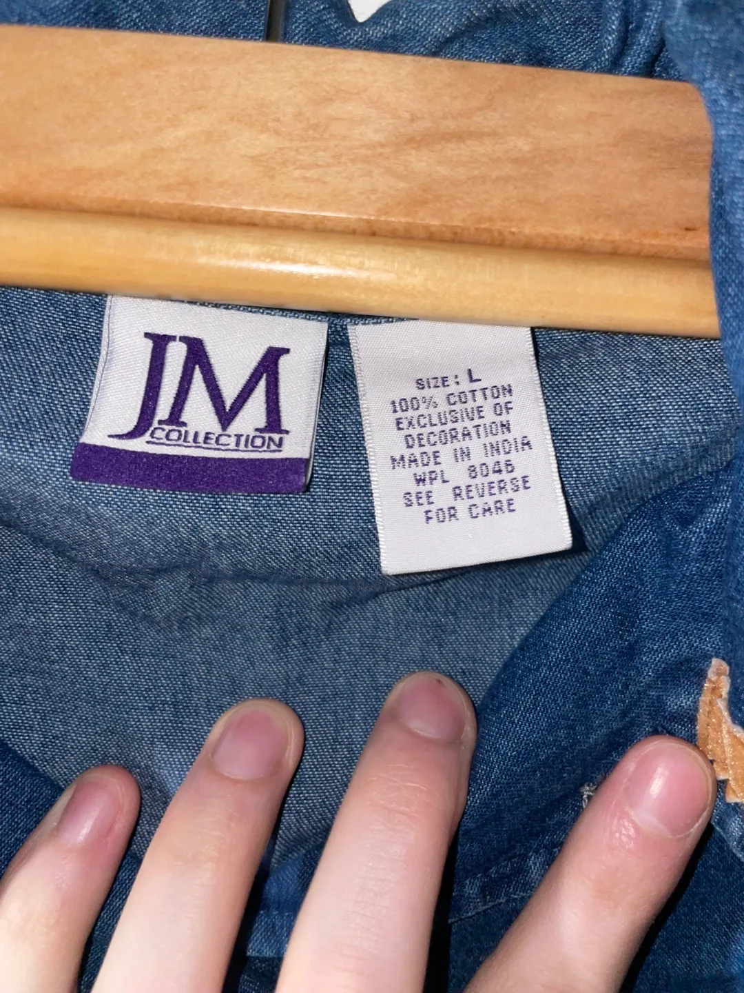 JM Collection Denim Jacket image indicator(2)