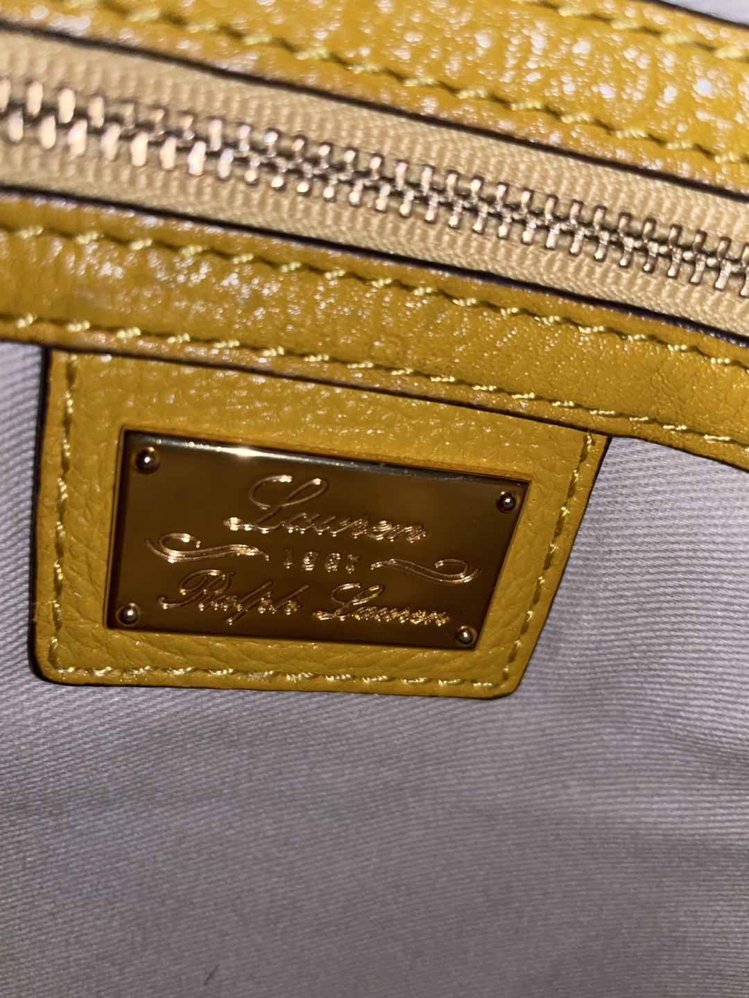 Lauren Ralph Lauren Yellow Crossbody Bag - photo 3