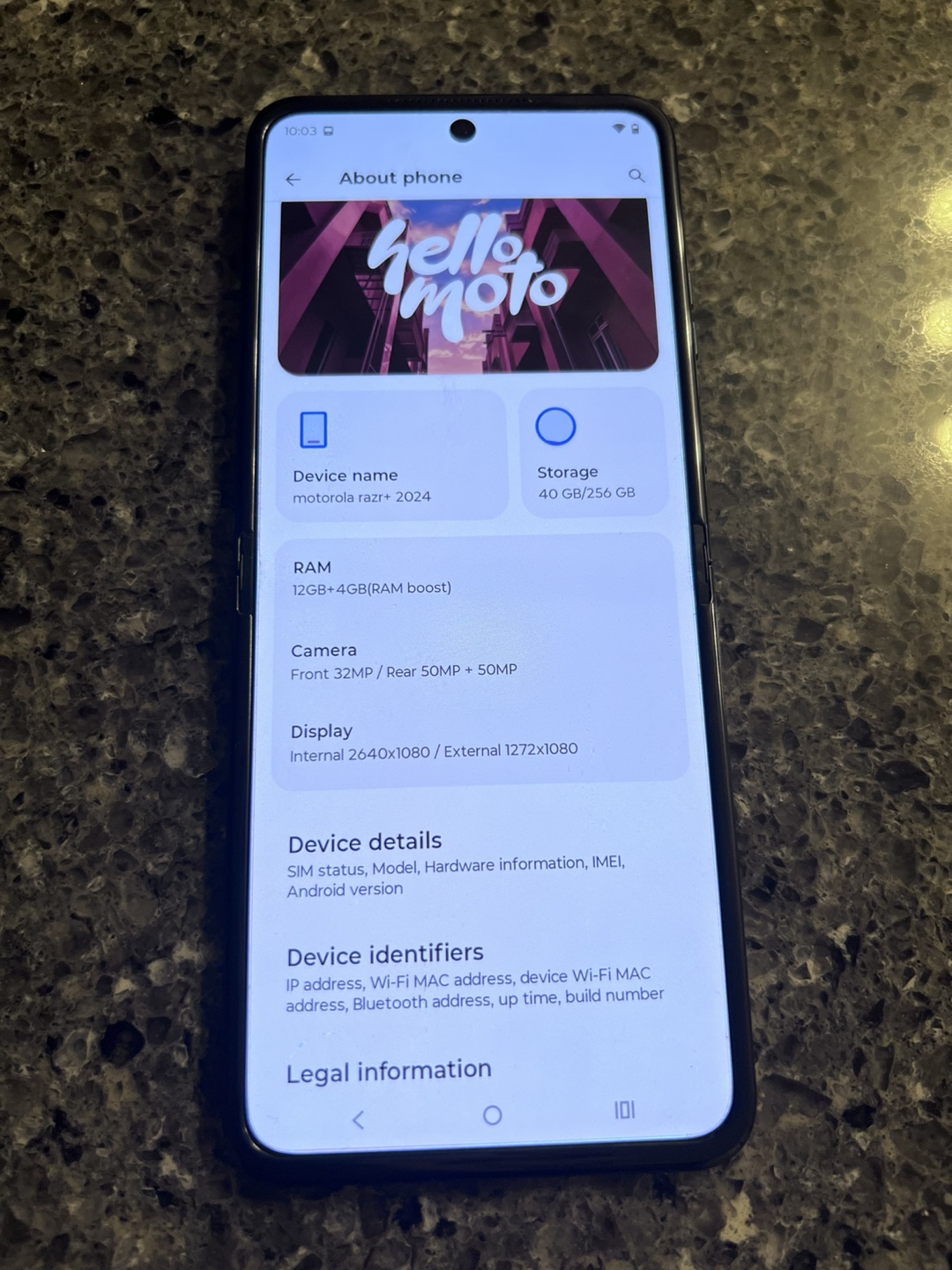 Motorola Razr+ 2024 - 256GB Storage - photo 4