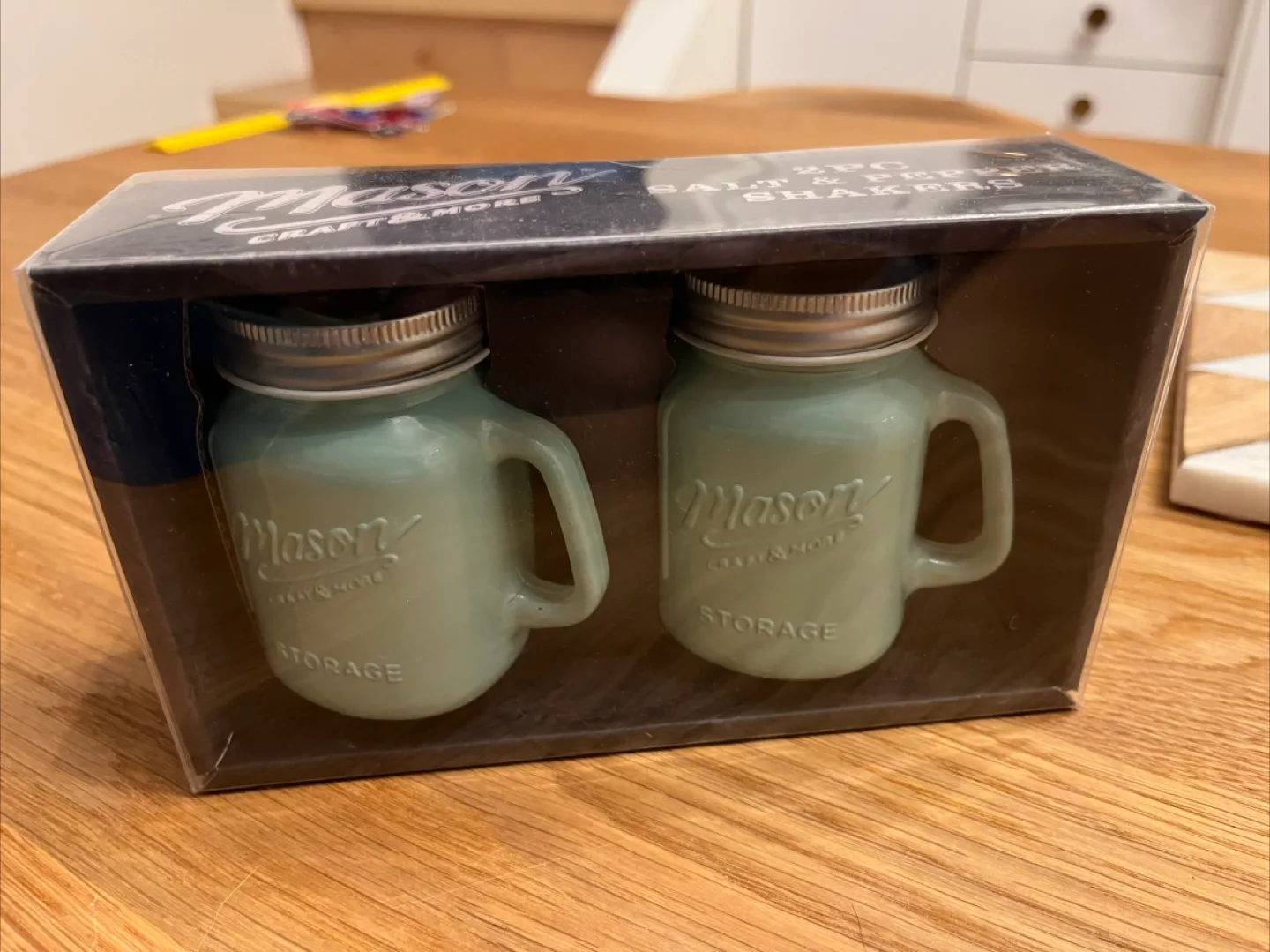 Mason Craft & More Salt & Pepper Shakers - New in Box thumbnail