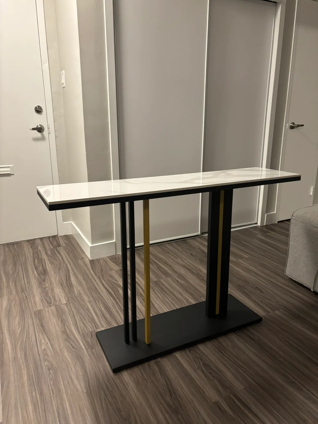 Fativo Marble Hallway Console Table, 46x12" image indicator(4)