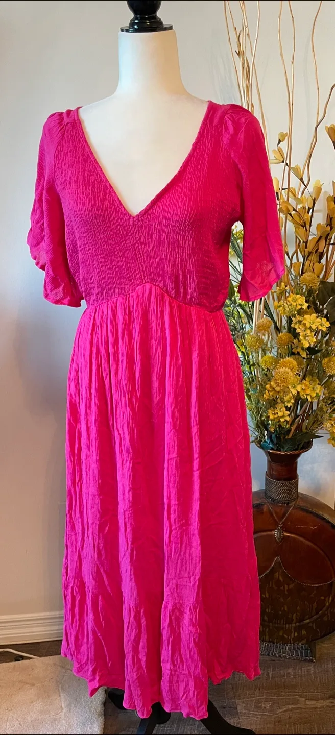 Pink Midi Dress thumbnail