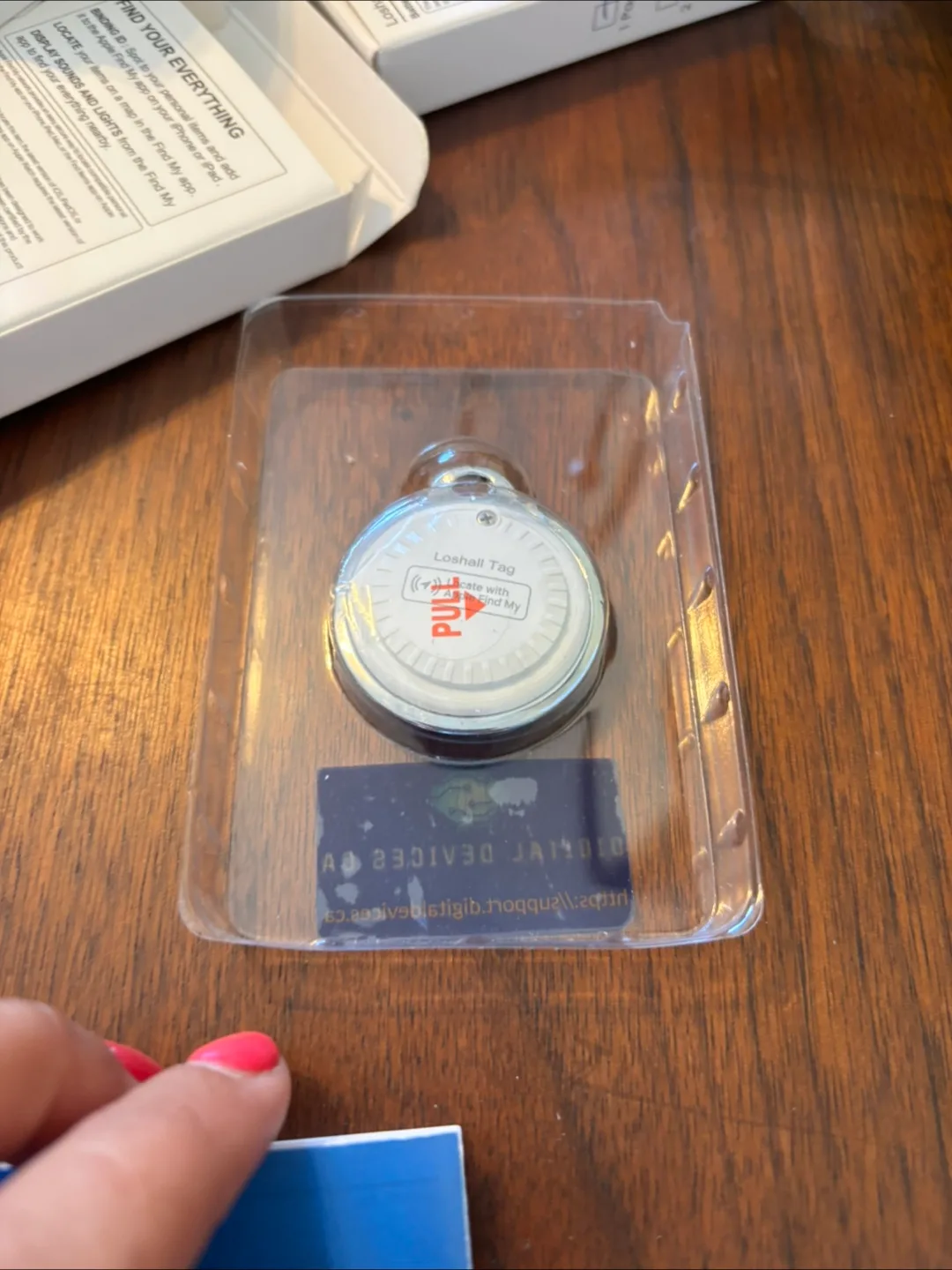 New Mini GPS Tracker for Apple AirTag - White image indicator(3)