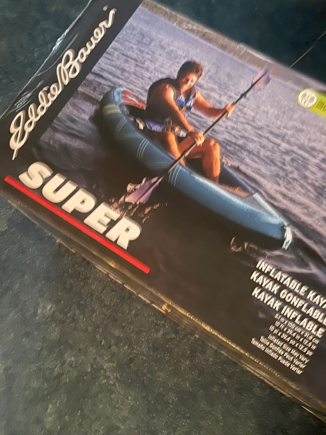 Eddie Bauer Super Inflatable Kayak - New in Box! image indicator(6)