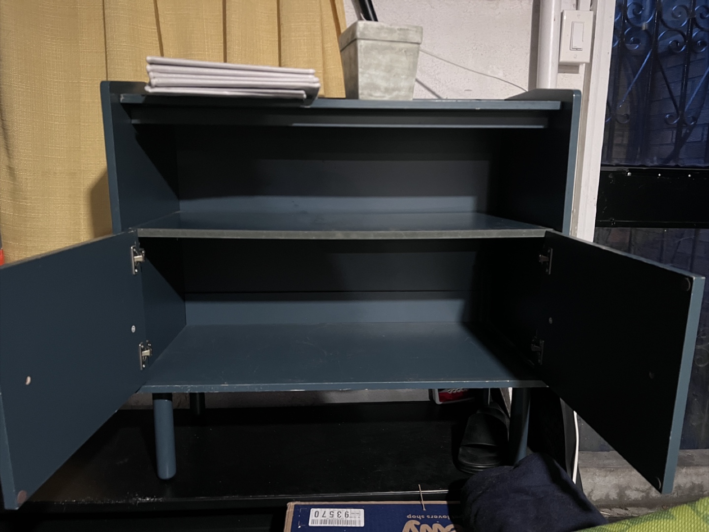Blue Cabinet with Drawers