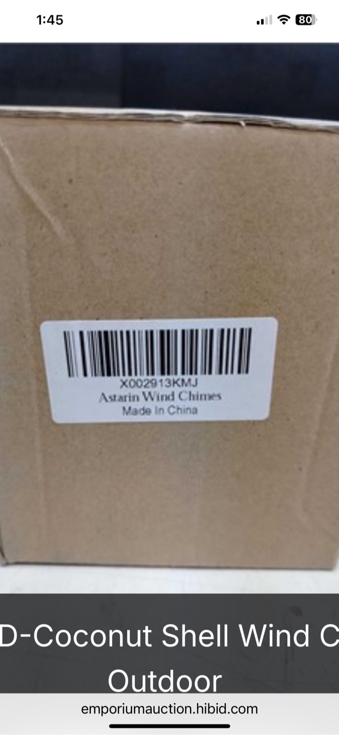 Astarin Wind Chimes - Coconut Shell, New - photo 5