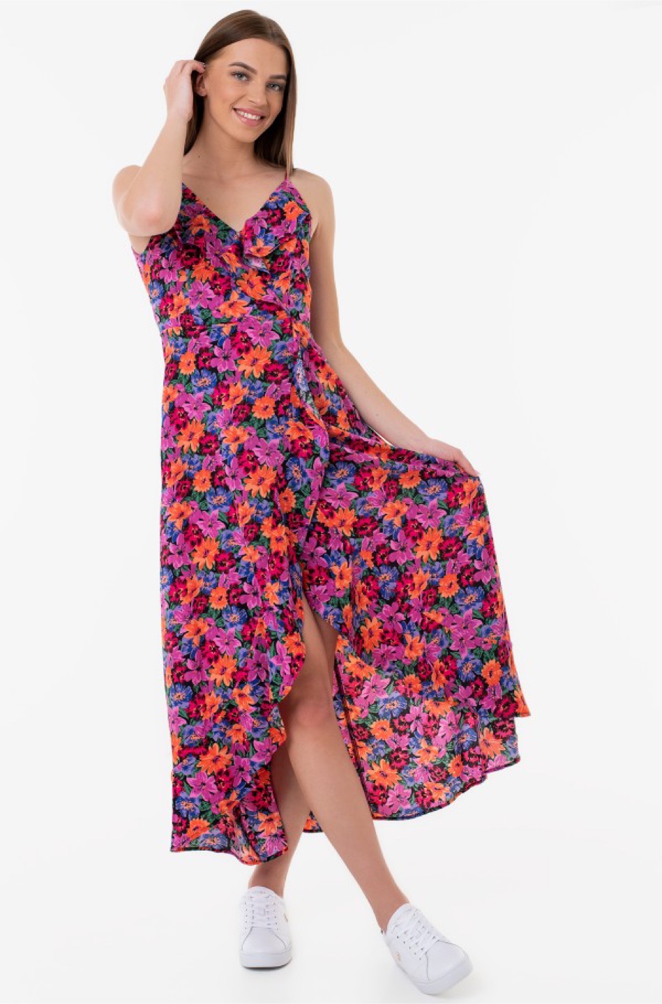Floral Print Maxi Dress
