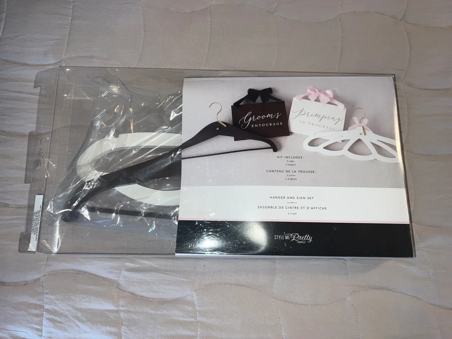 Wedding Bride & Groom Hanger and Sign Set thumbnail