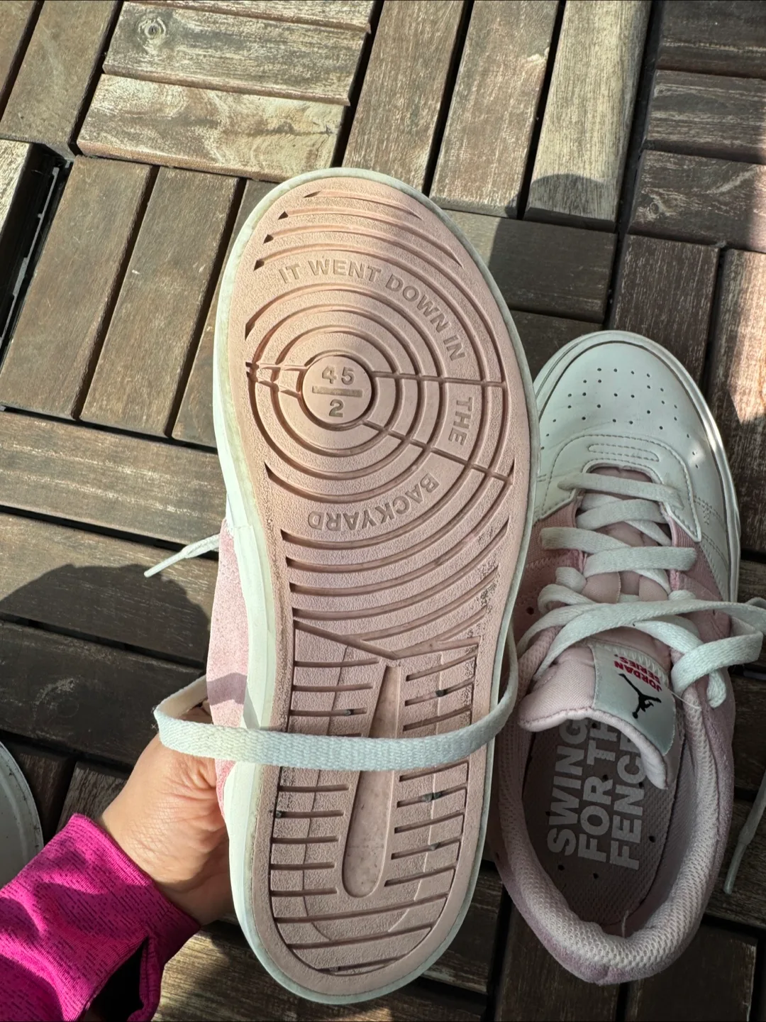 Jordan Series ES White/Pink Size 5.5 image indicator(4)