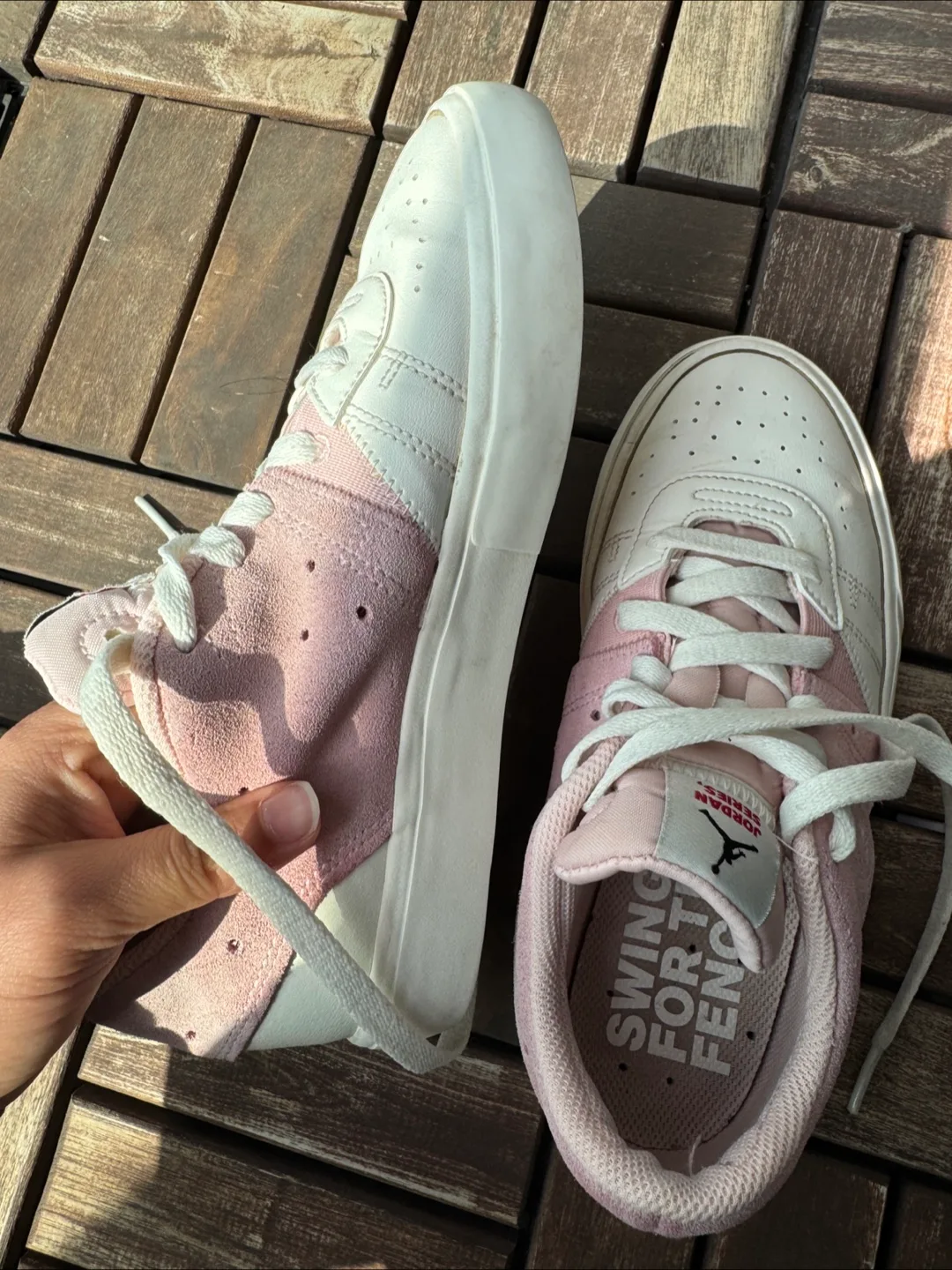 Jordan Series ES White/Pink Size 5.5 image indicator(5)