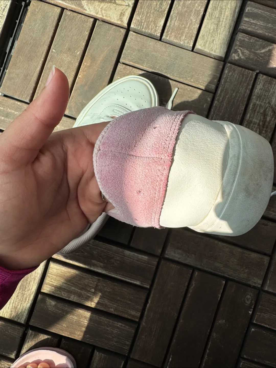 Jordan Series ES White/Pink Size 5.5 image indicator(8)