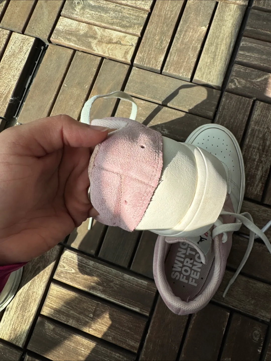 Jordan Series ES White/Pink Size 5.5 image indicator(7)