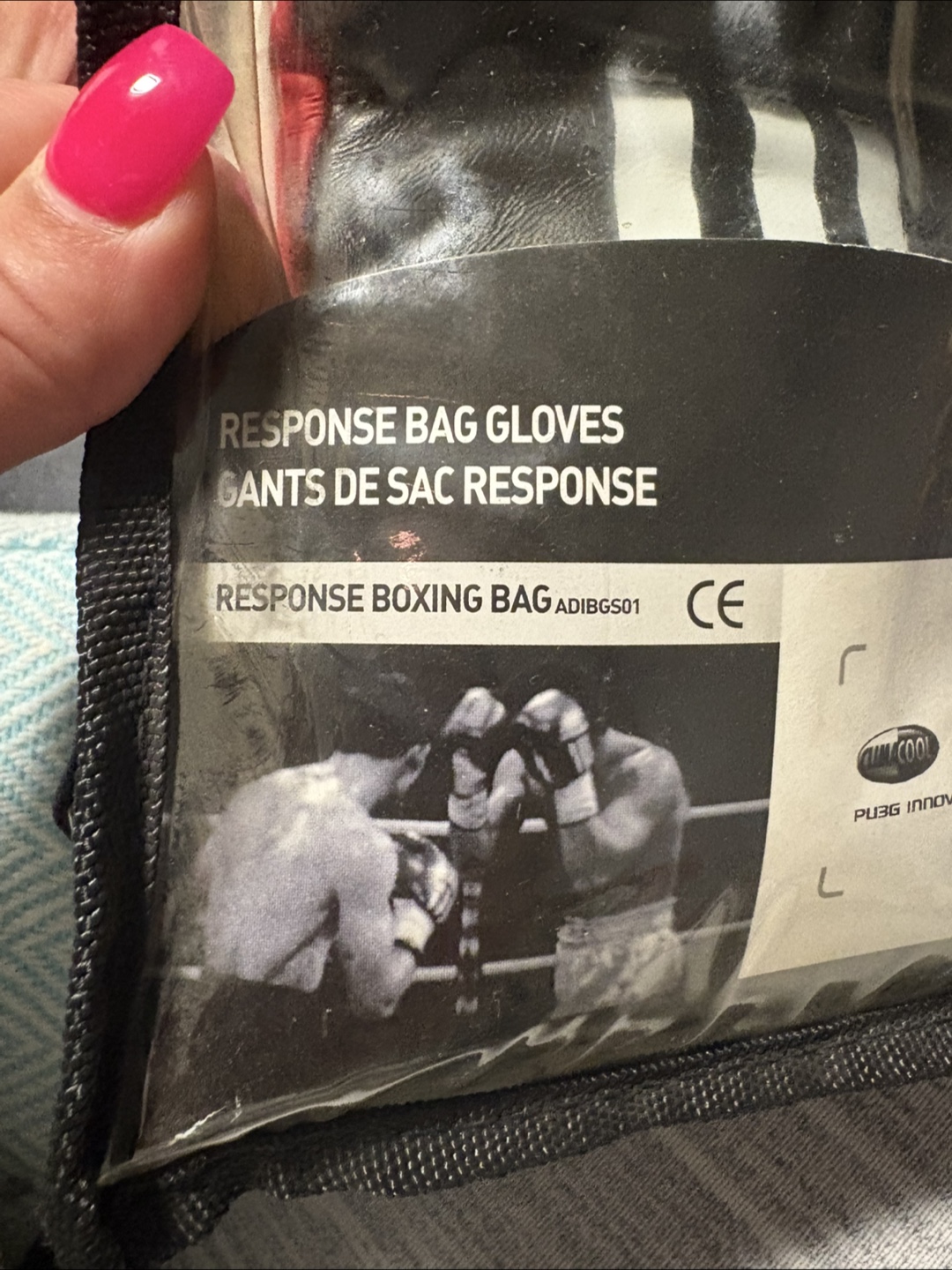 PU3G Innovation Response Boxing Bag Gloves L/XL