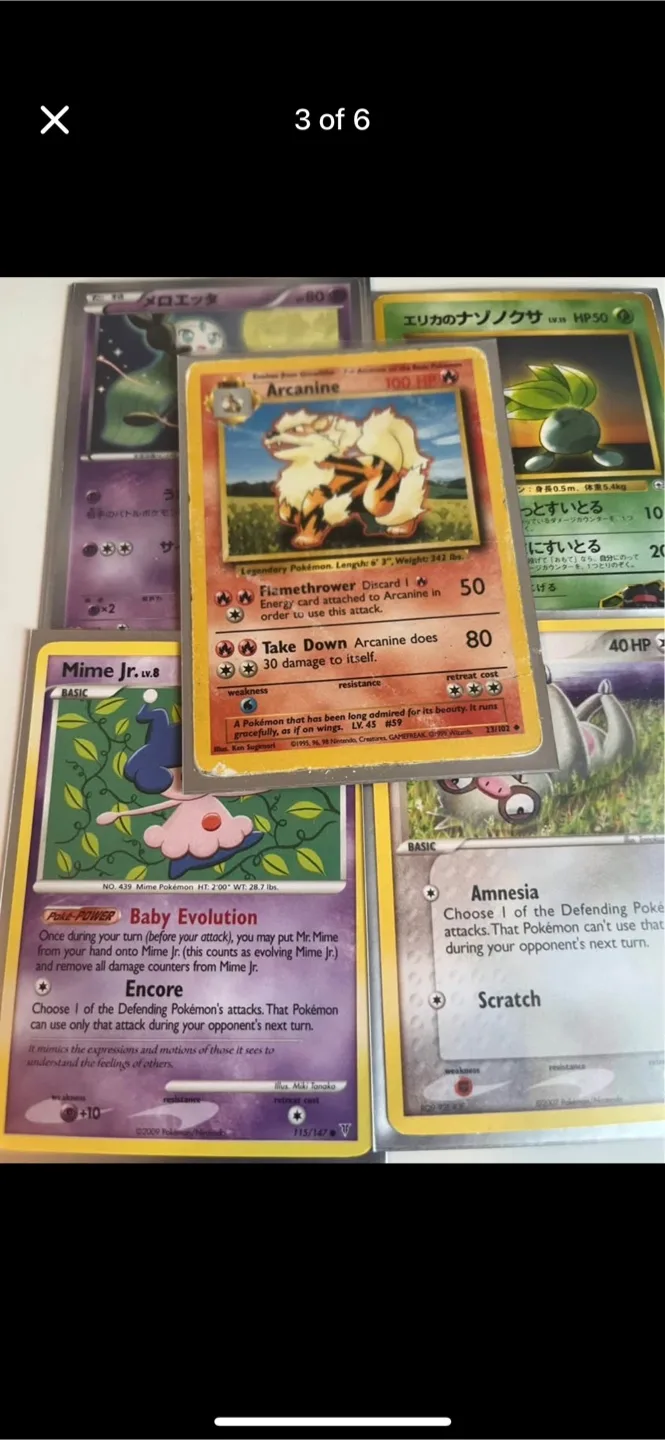Mixed Lot of Pokemon Trading Cards image indicator(3)