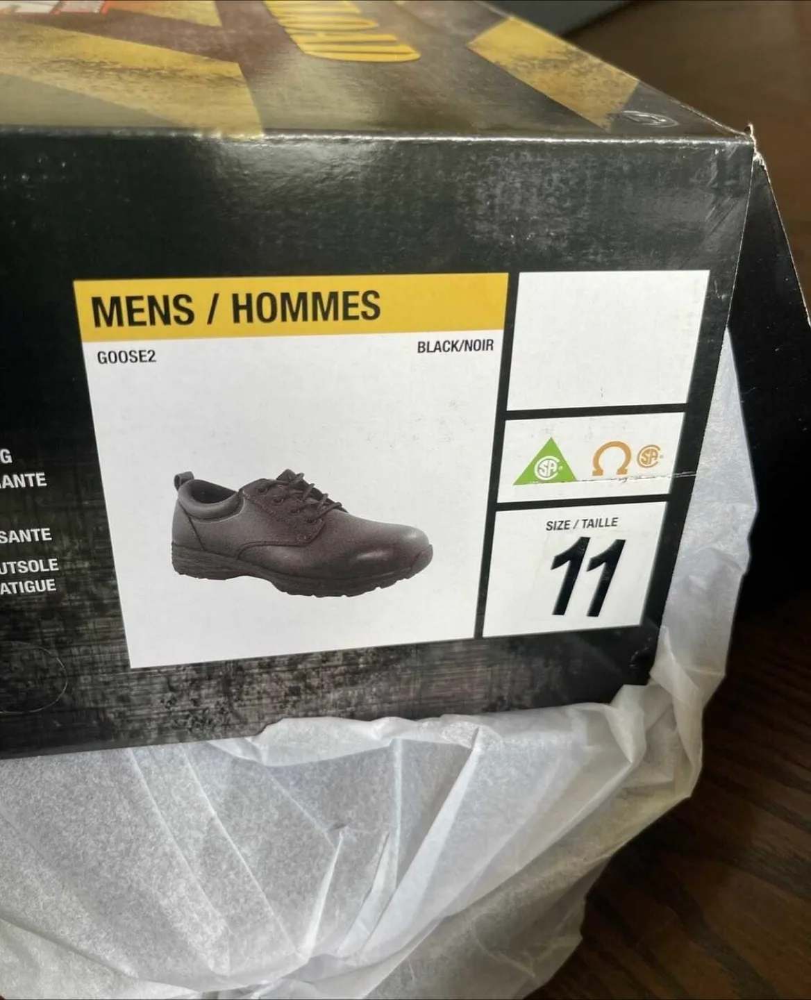 Steel toe Workload X5 Black Shoes - Size 11 image indicator(3)