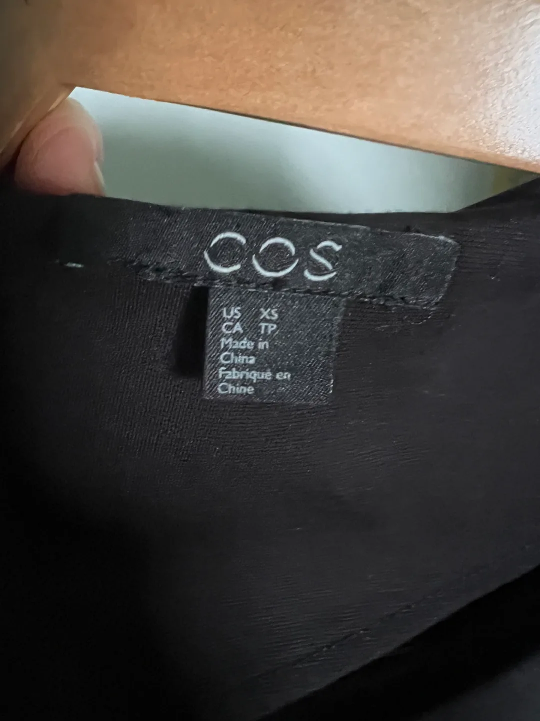 COS Black Mini Dress - Size XS fits like SM image indicator(2)