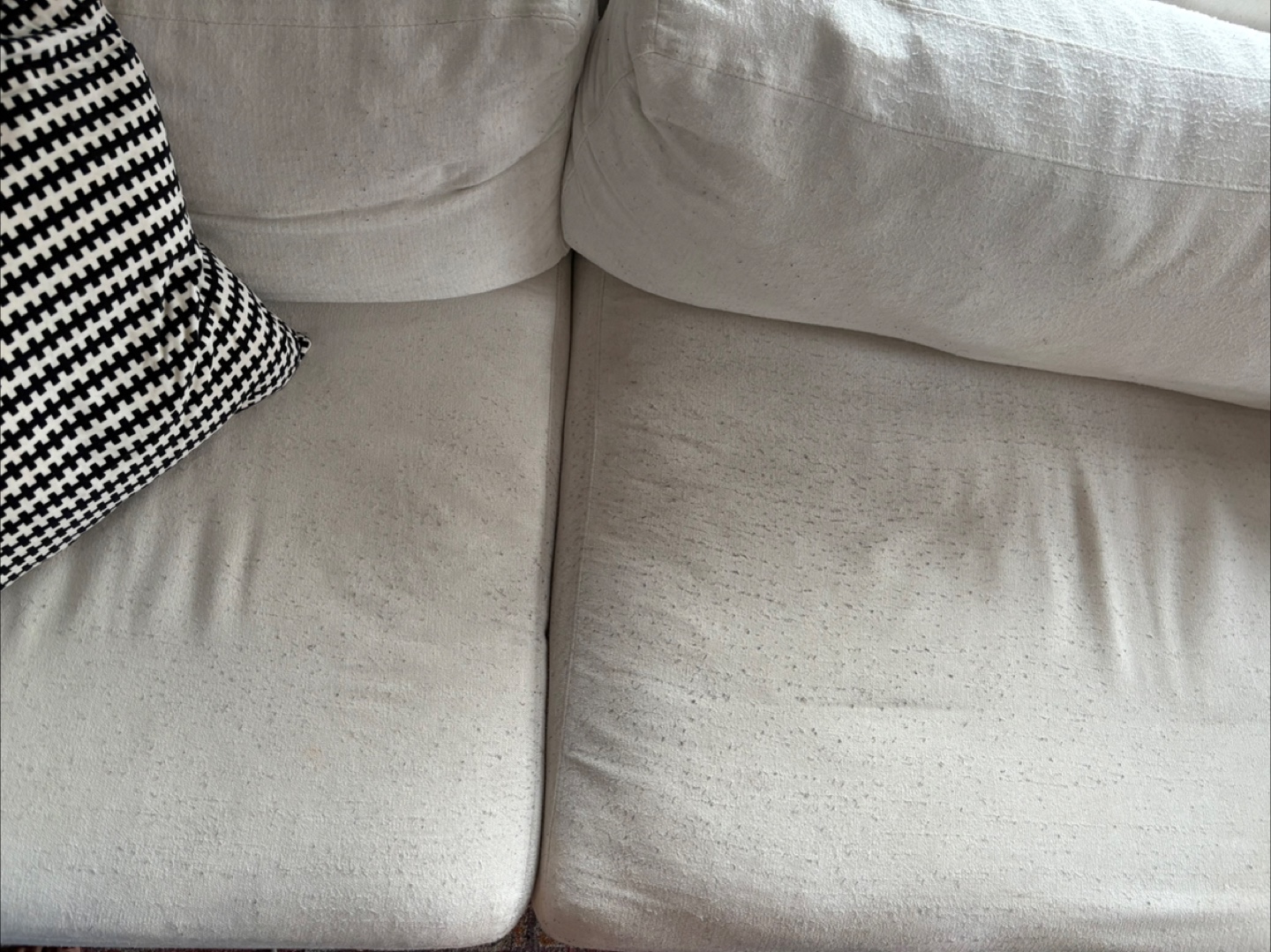 Long cream Sectional Sofa - photo 2