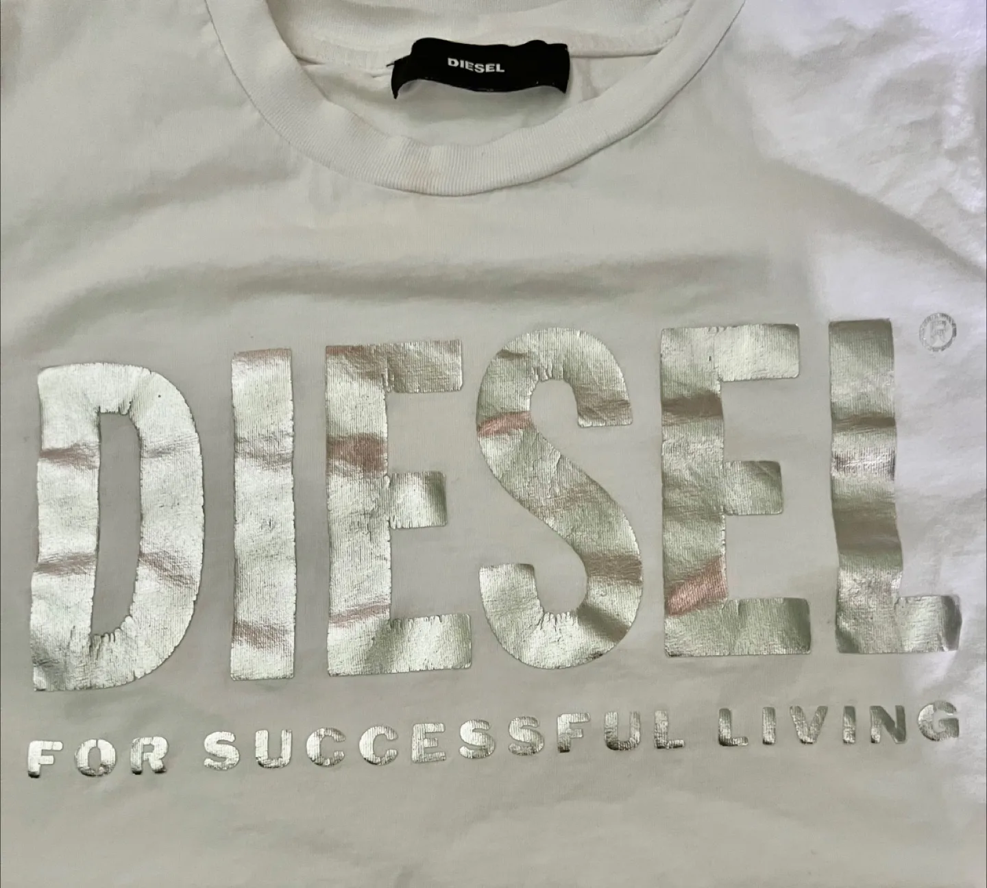 Diesel White T-Shirt image indicator(2)