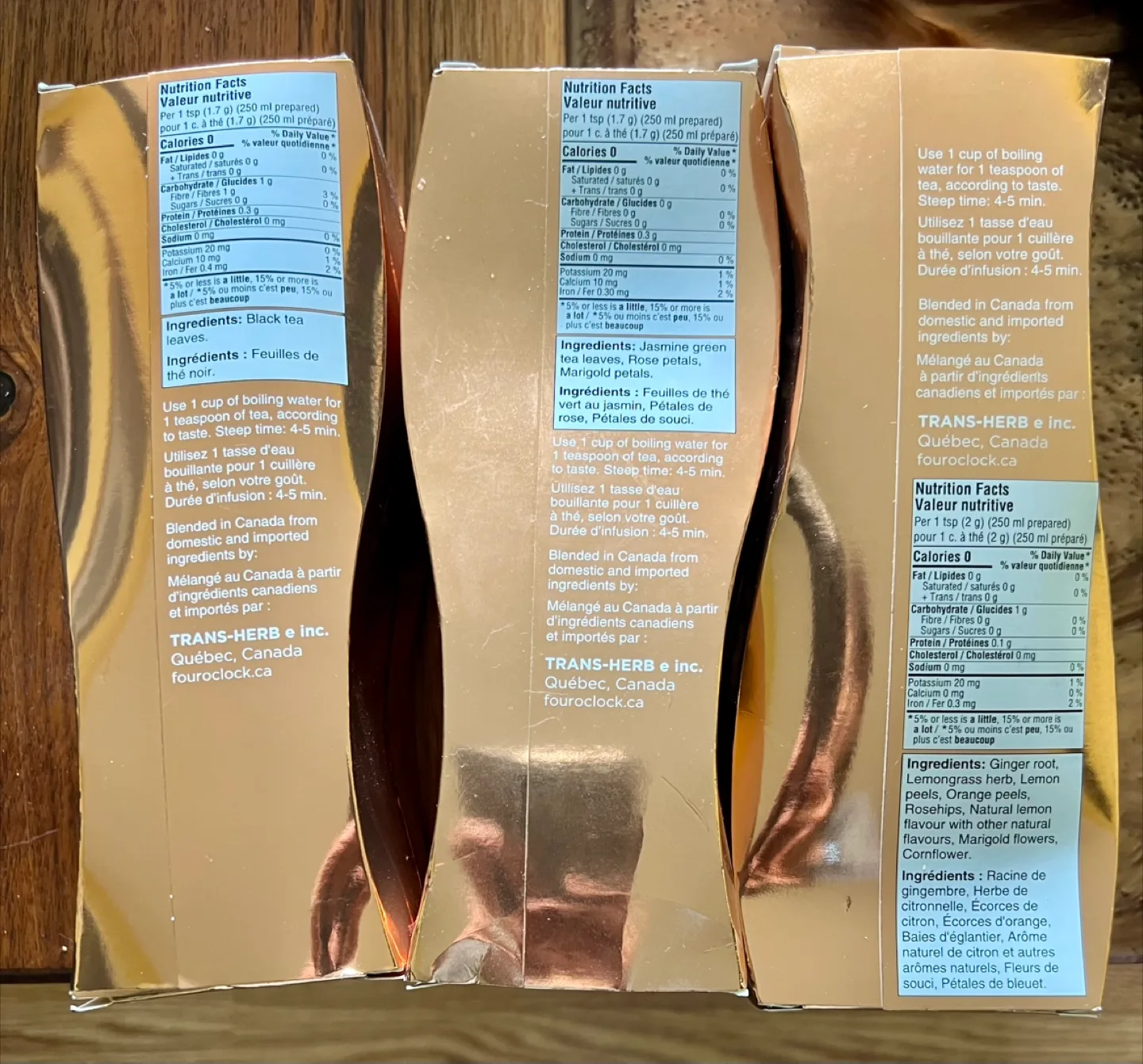 Four O'Clock Tea Variety Pack 2 Box left Set price image indicator(2)