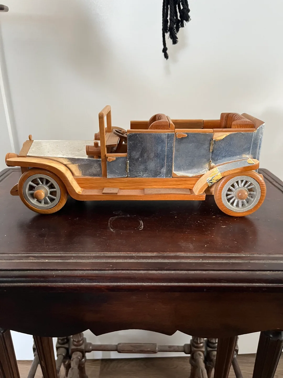 Vintage Wooden Model Car image indicator(3)