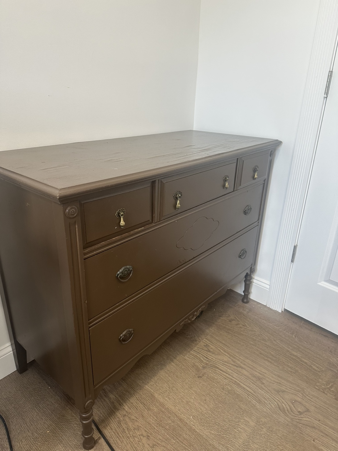 Brown Wooden Dresser - photo 2